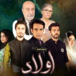 Aulaad Drama Review poster featuring the lead cast