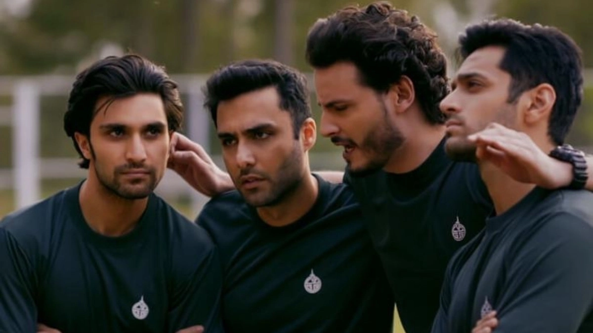 Friendship moments between four friends in Ehd e Wafa