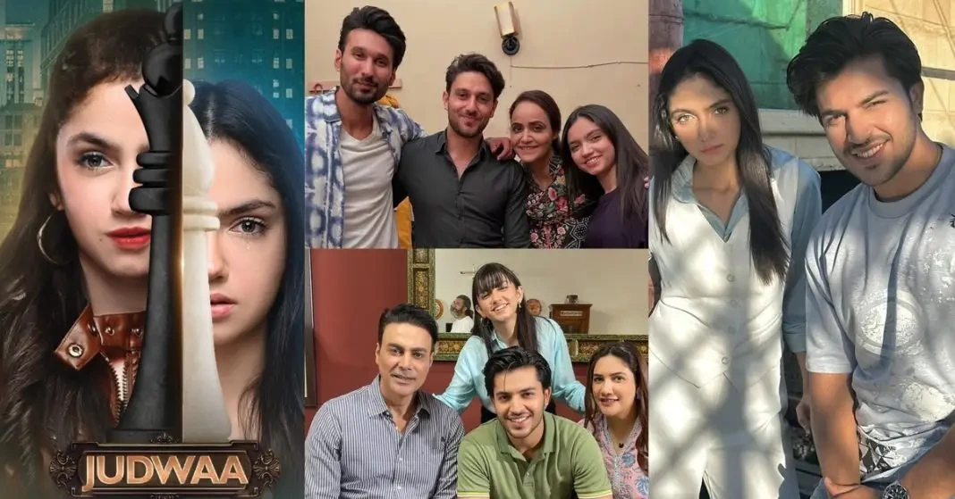 Judwaa OST cover featuring cast