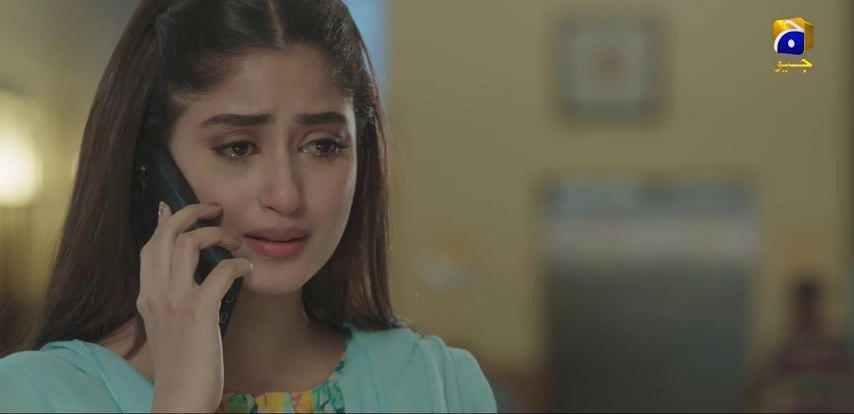Sajal Aly emotional moment in Alif